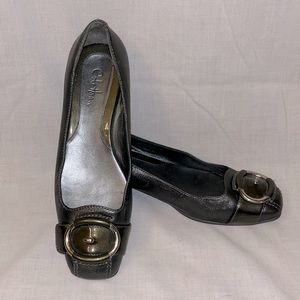 6.5 Pewter Cole Haan Ballet flats